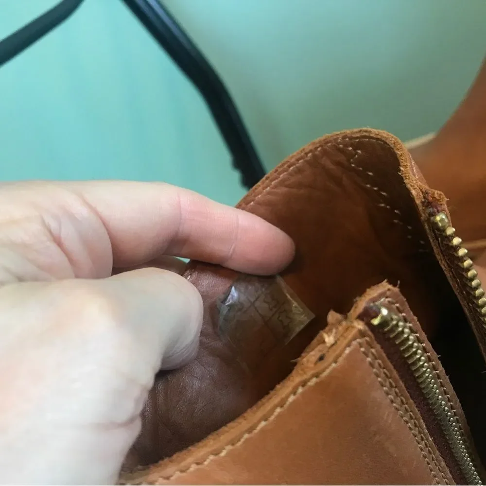 Portland Leather Patina Bourbon Ankle Bootie (8) - Picture 7 of 9